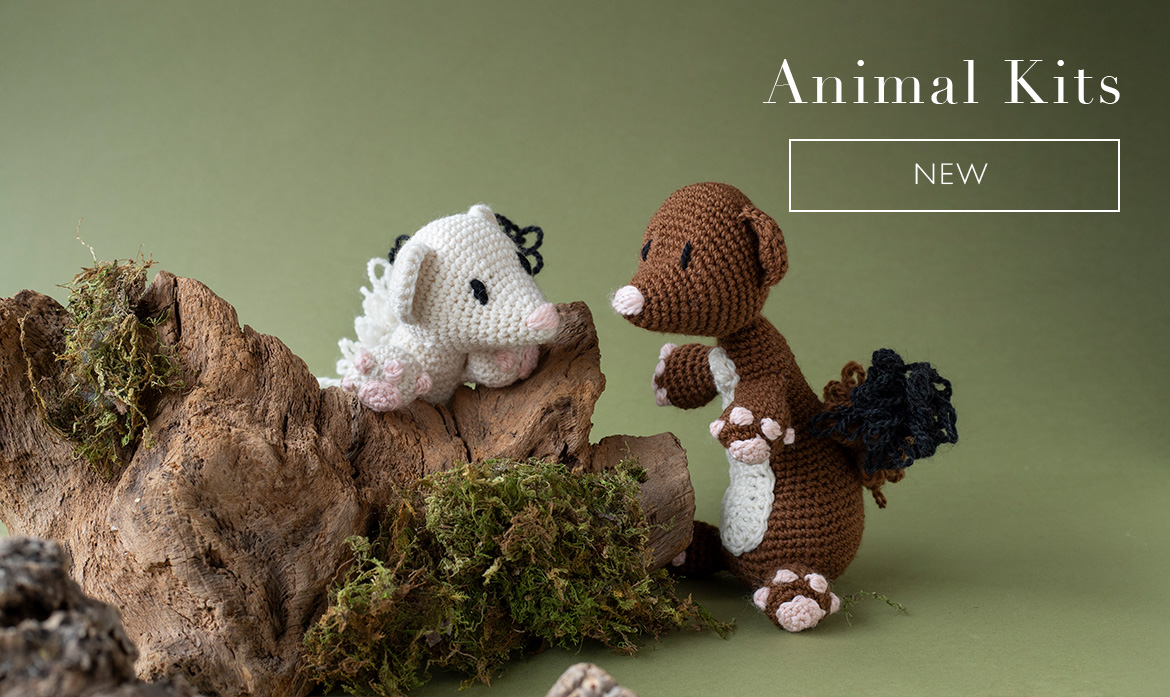 Animal kits mountain stoat toft crochet patterns